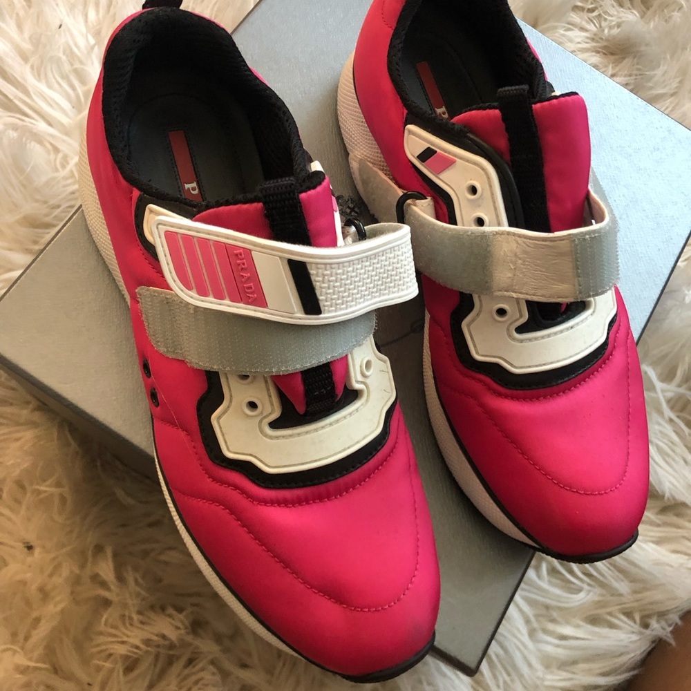 Pink Prada Sneakers